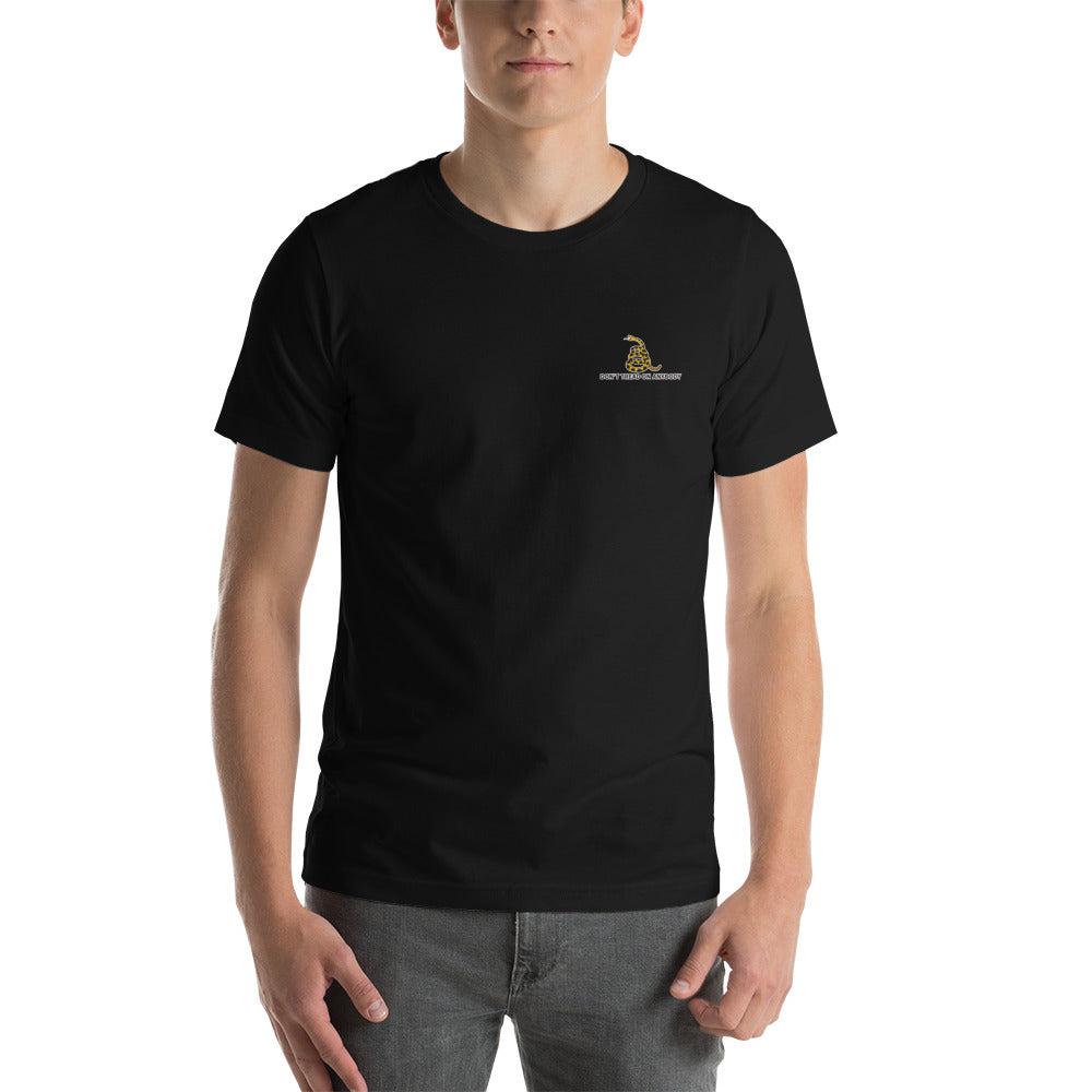 Don't Tread On Anybody Embroidered Gadsden T-Shirt