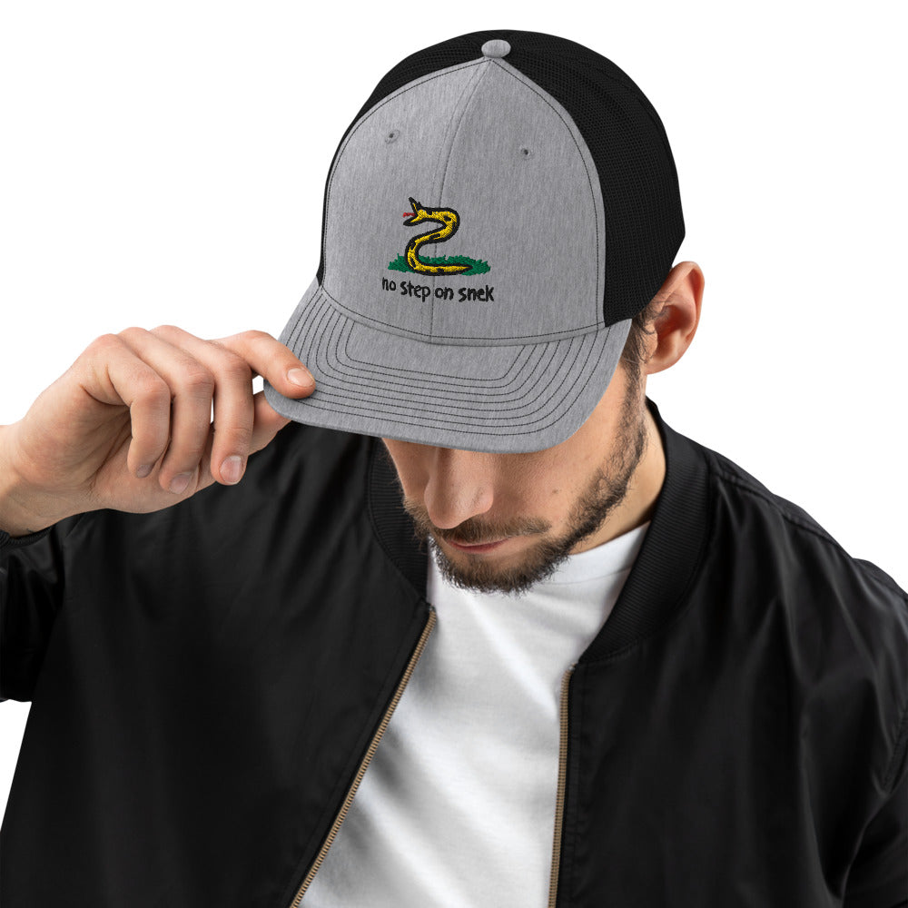No Step On Snek Trucker Cap
