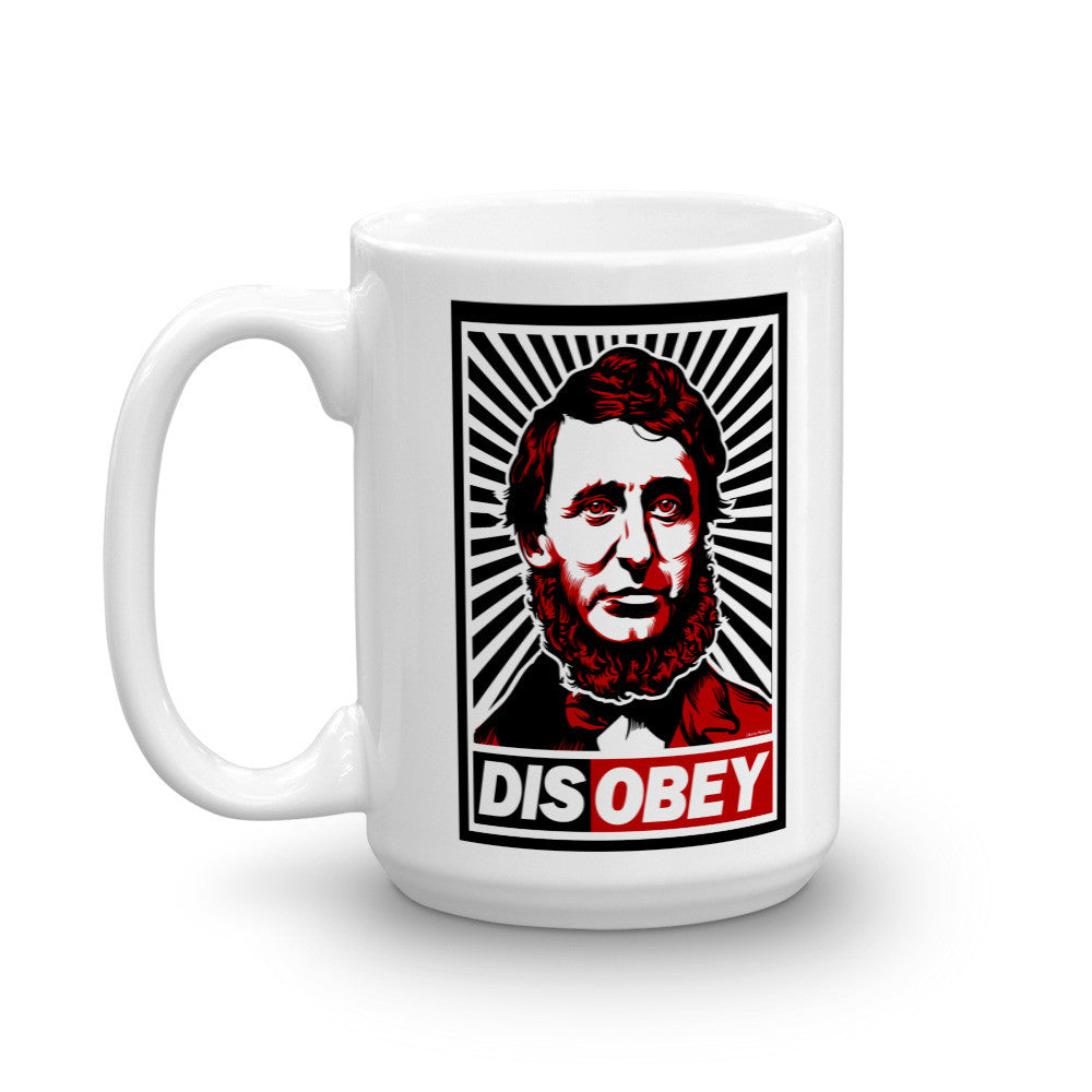 Henry David Thoreau Disobey Mug