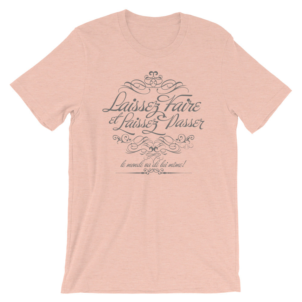 Laissez Faire Vintage Graphic Tee Short-Sleeve Unisex T-Shirt