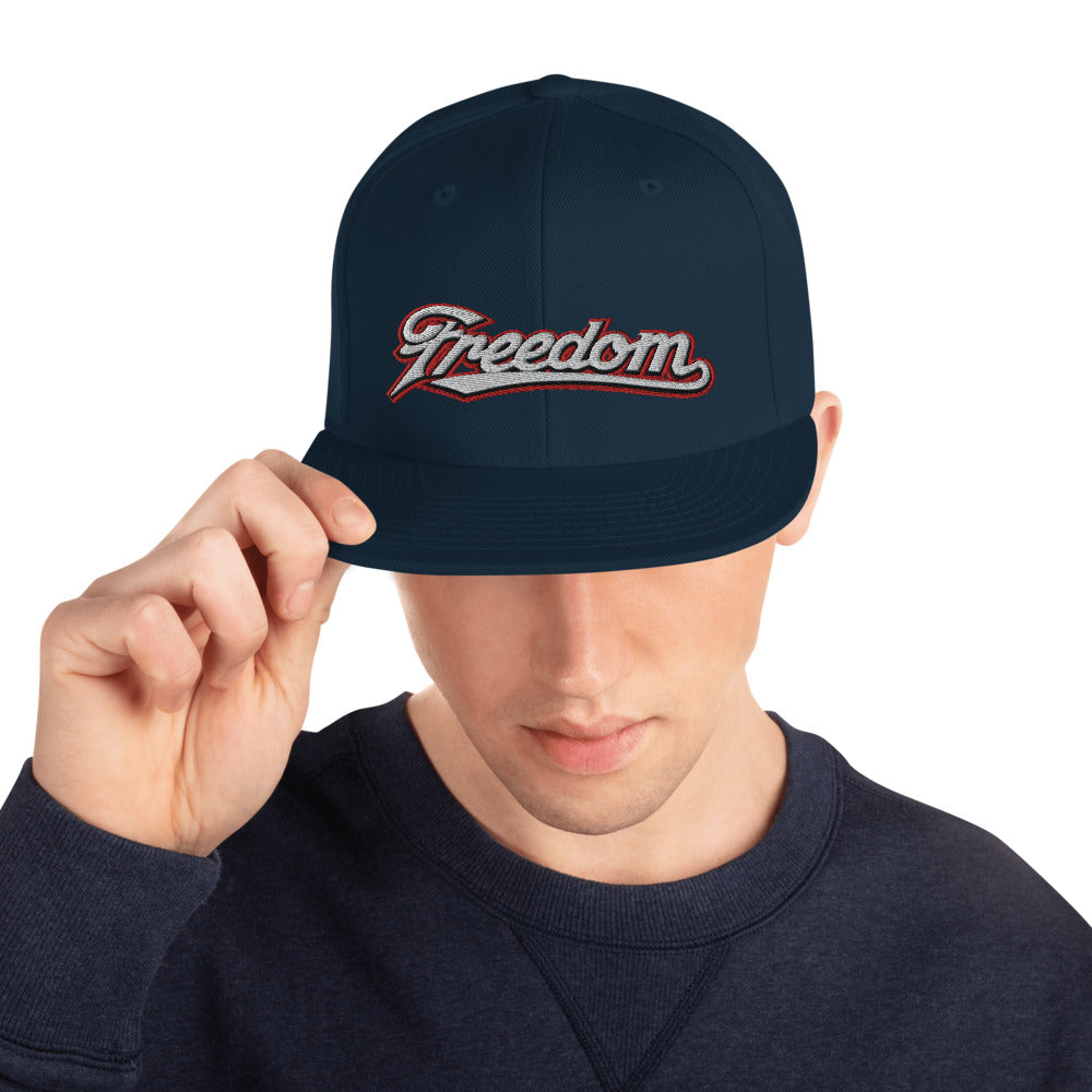 Freedom Snapback Baseball Hat