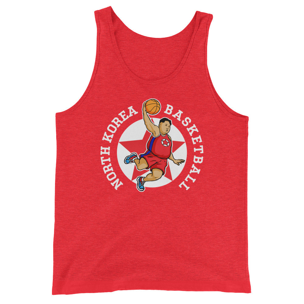 North Korea Rocketman Basketball Tank Top
