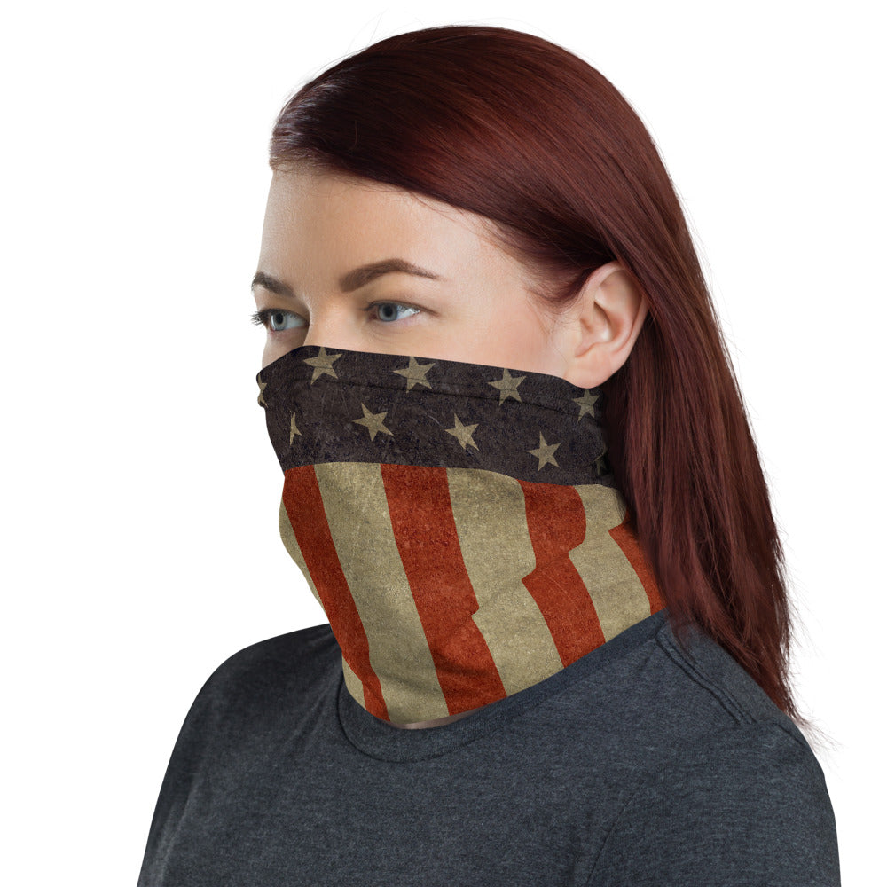 Rugged Stars and Bars Neck Gaiter