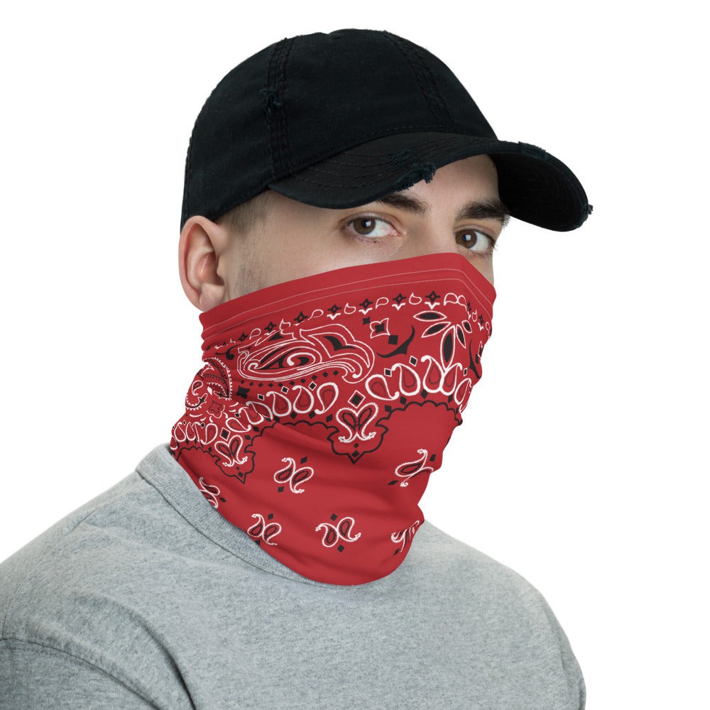 Red Bandana Neck Gaiter