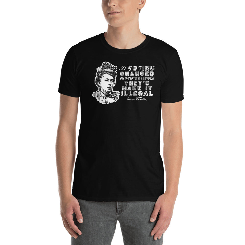 Emma Goldman Voting Short-Sleeve Unisex T-Shirt