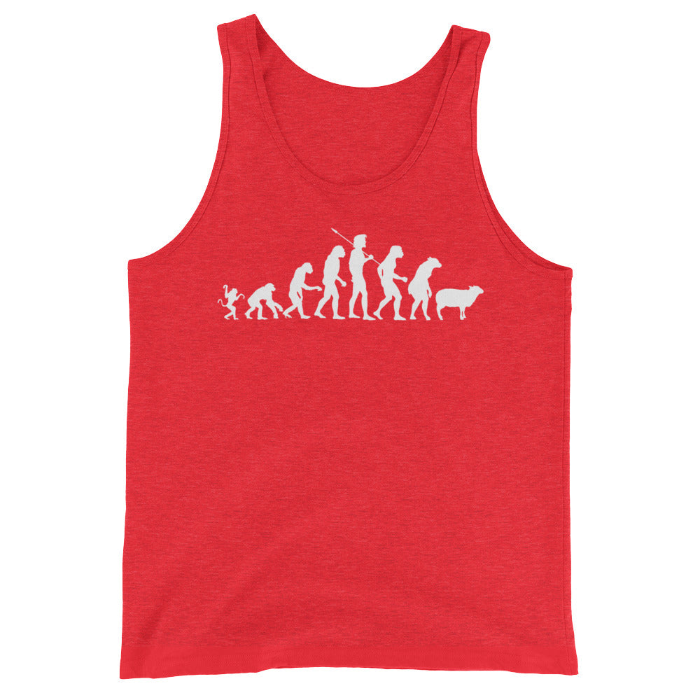 Evolution of Modern Man Trib-Blend Tank Top