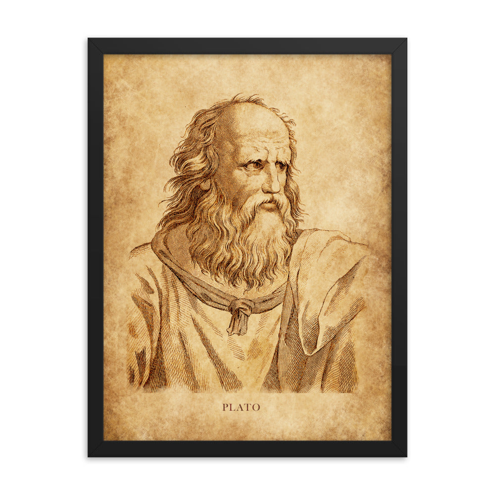 Plato Framed Giclee Print