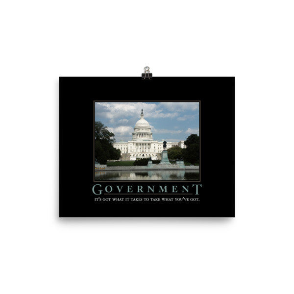 Government Motivational Parody Poster