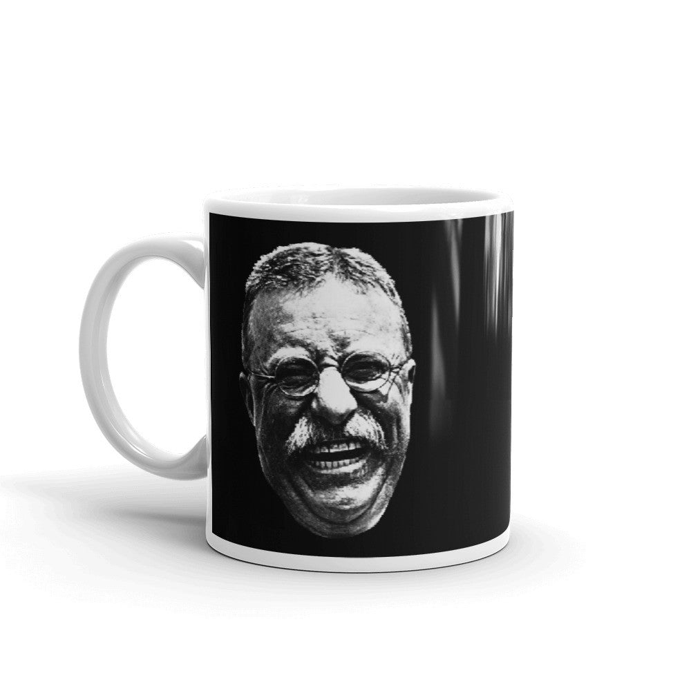 Teddy Roosevelt Maniacal Laugh Coffee Mug