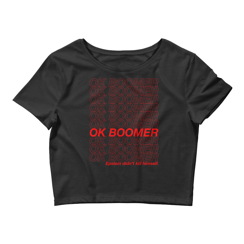 OK Boomer Women’s Crop Tee