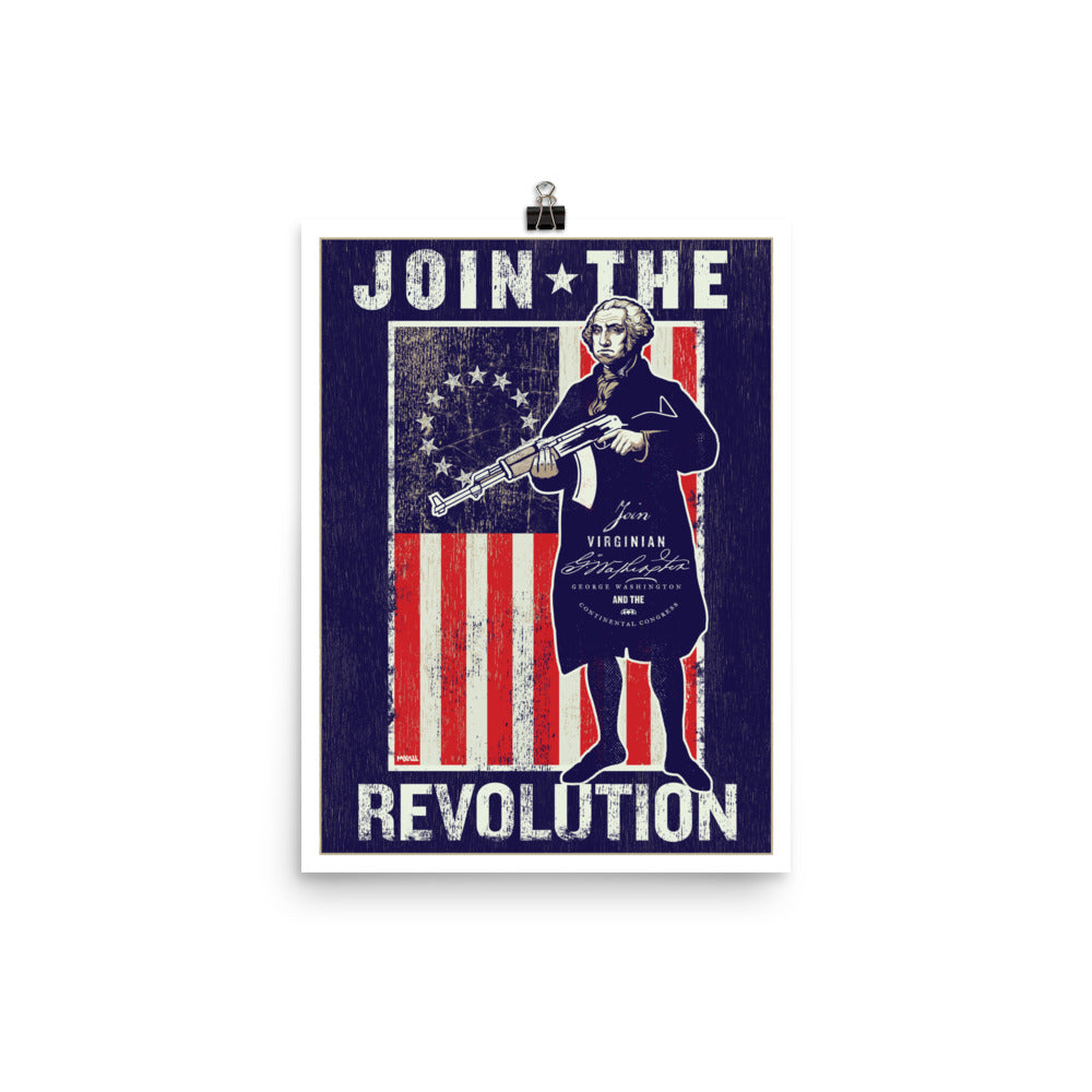 12X16 Inch George Washington Revolution Poster