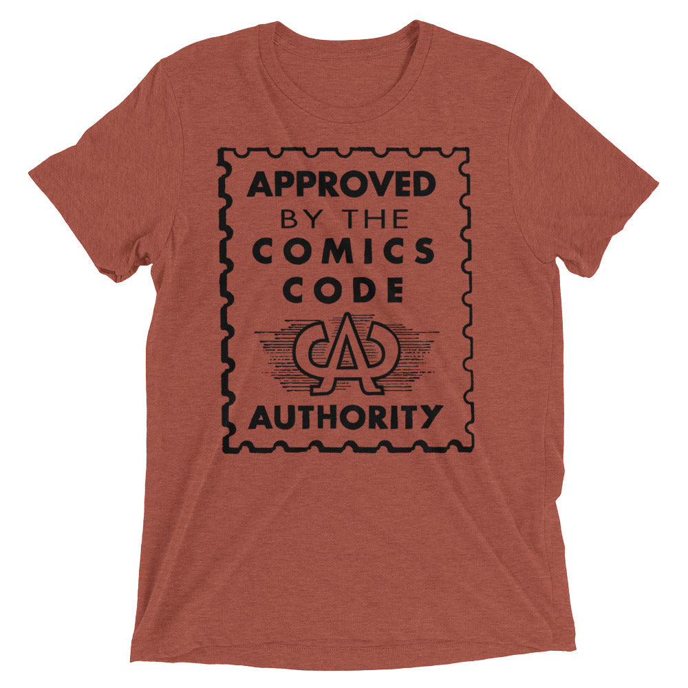 Comics Code Censorship Stamp Tri-Blend T-Shirt