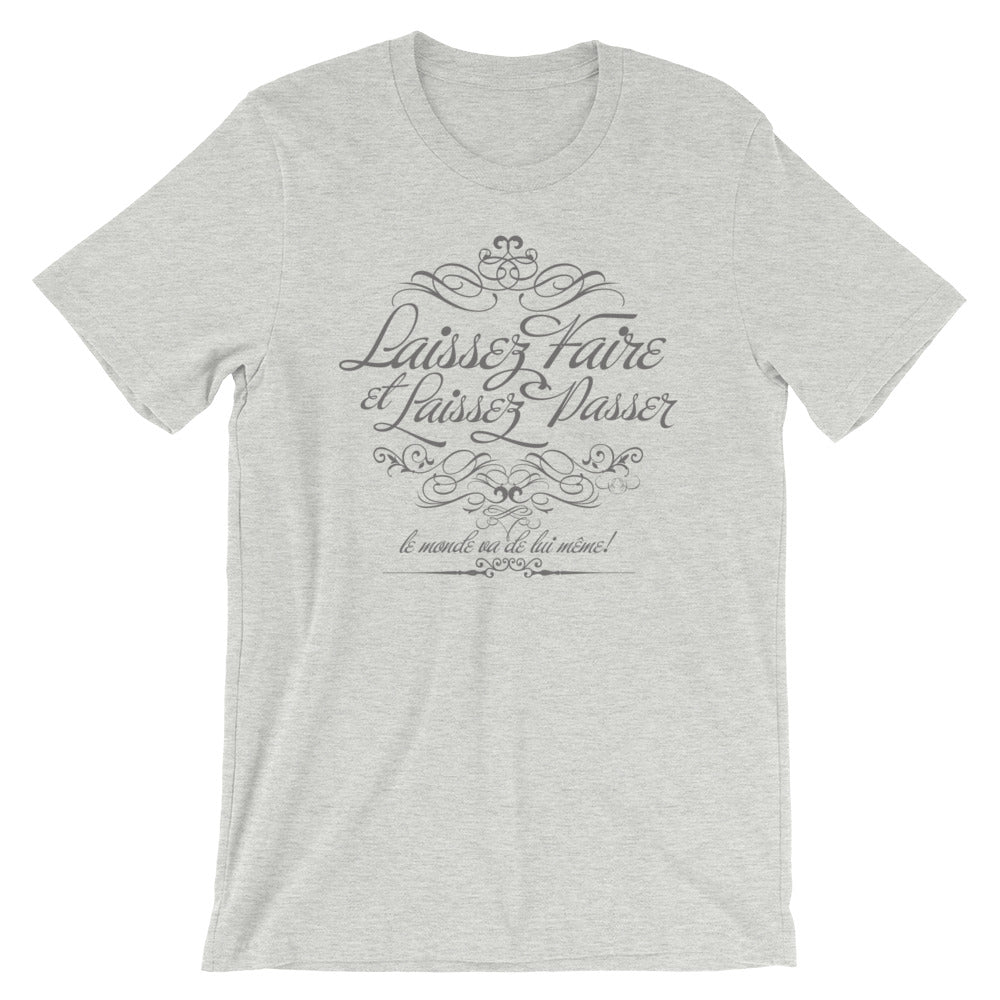 Laissez Faire Vintage Graphic Tee Short-Sleeve Unisex T-Shirt