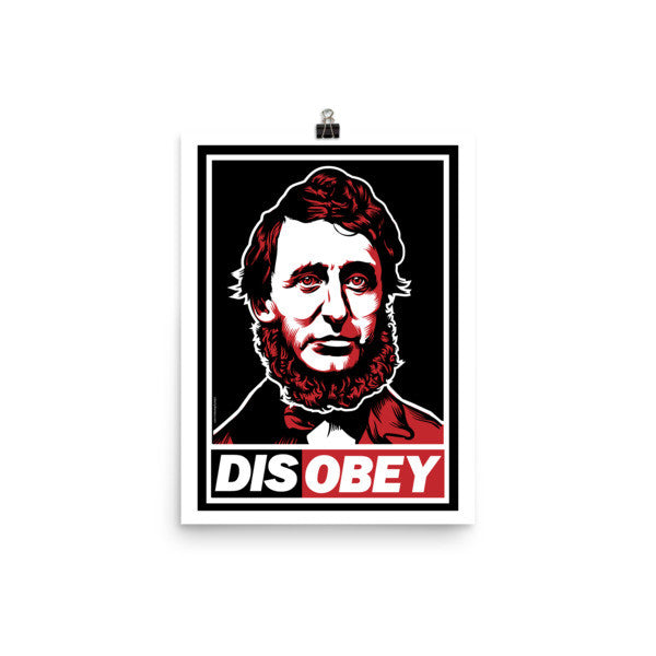 Henry David Thoreau Disobey Prints