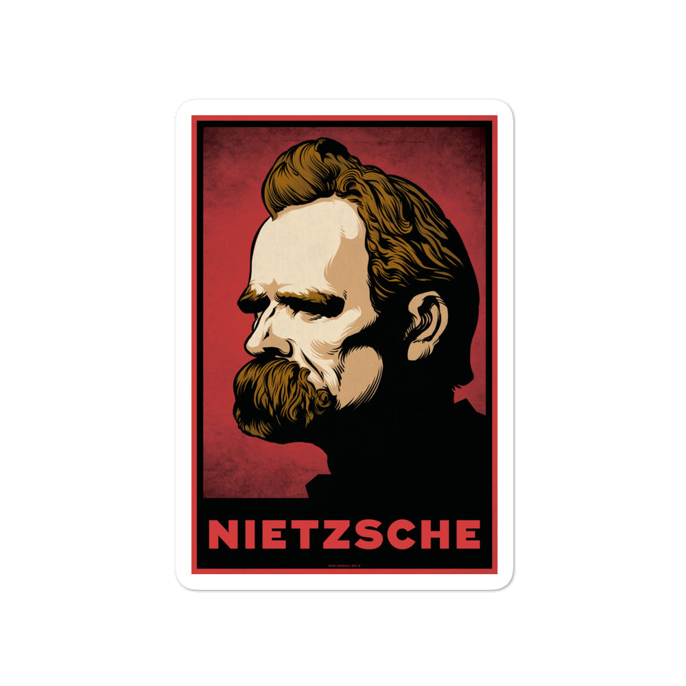 Nietzsche Vinyl Sticker