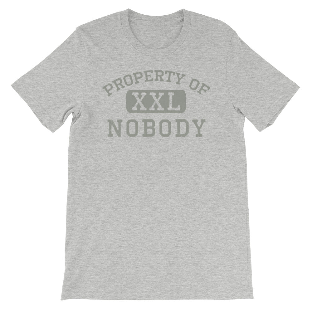 Property of Nobody Heather Workout Shirt