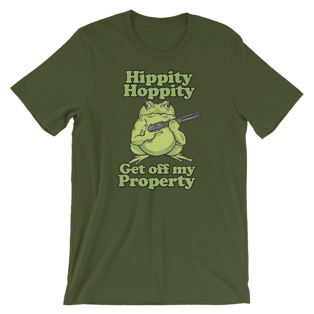 Hippity Hoppity Get Off My Property Unisex T-Shirt