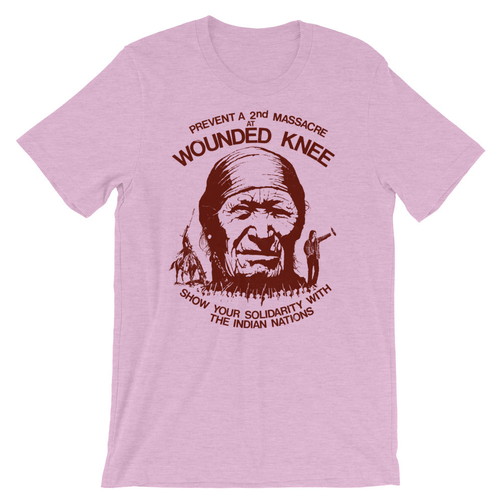 Wounded Knee 1970s American Indian Movement Reproduction Protest T-Shirt