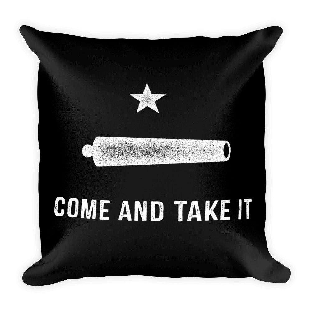 Gonzalez Come and Take It Square Throw Pillow