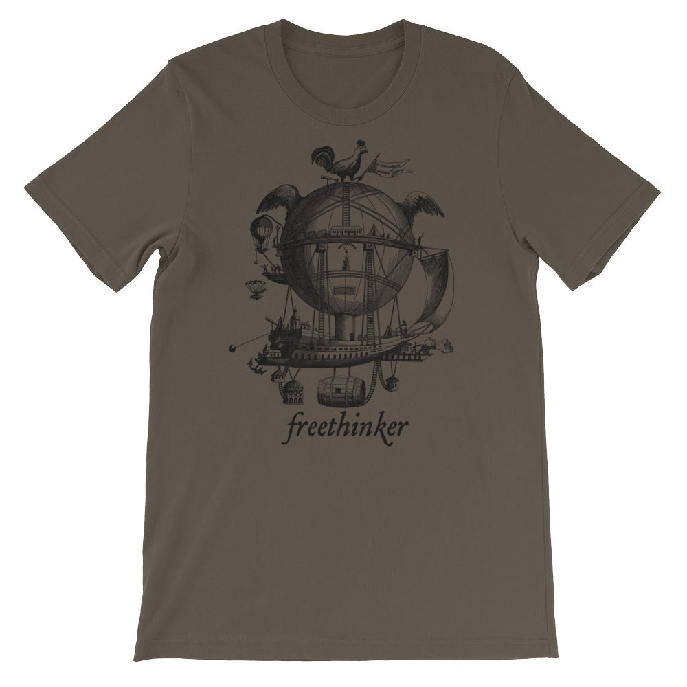 Freethinker Vintage Short-Sleeve Unisex T-Shirt