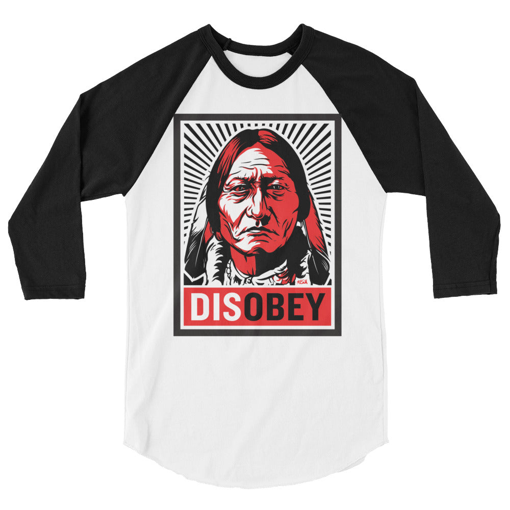 Sitting Bull Disobey 3/4 Sleeve Raglan Shirt