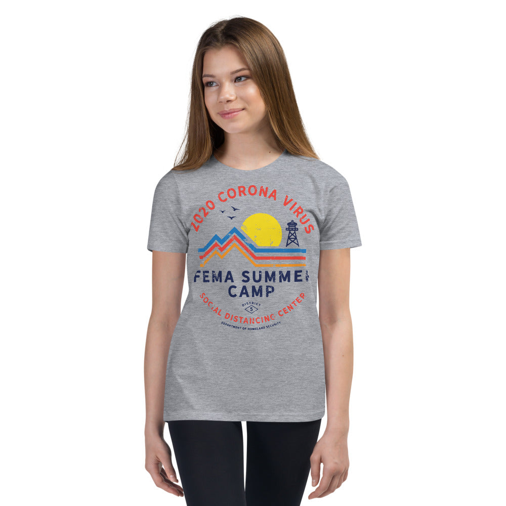 2020 Coronavirus FEMA Summer Camp Youth Short Sleeve T-Shirt