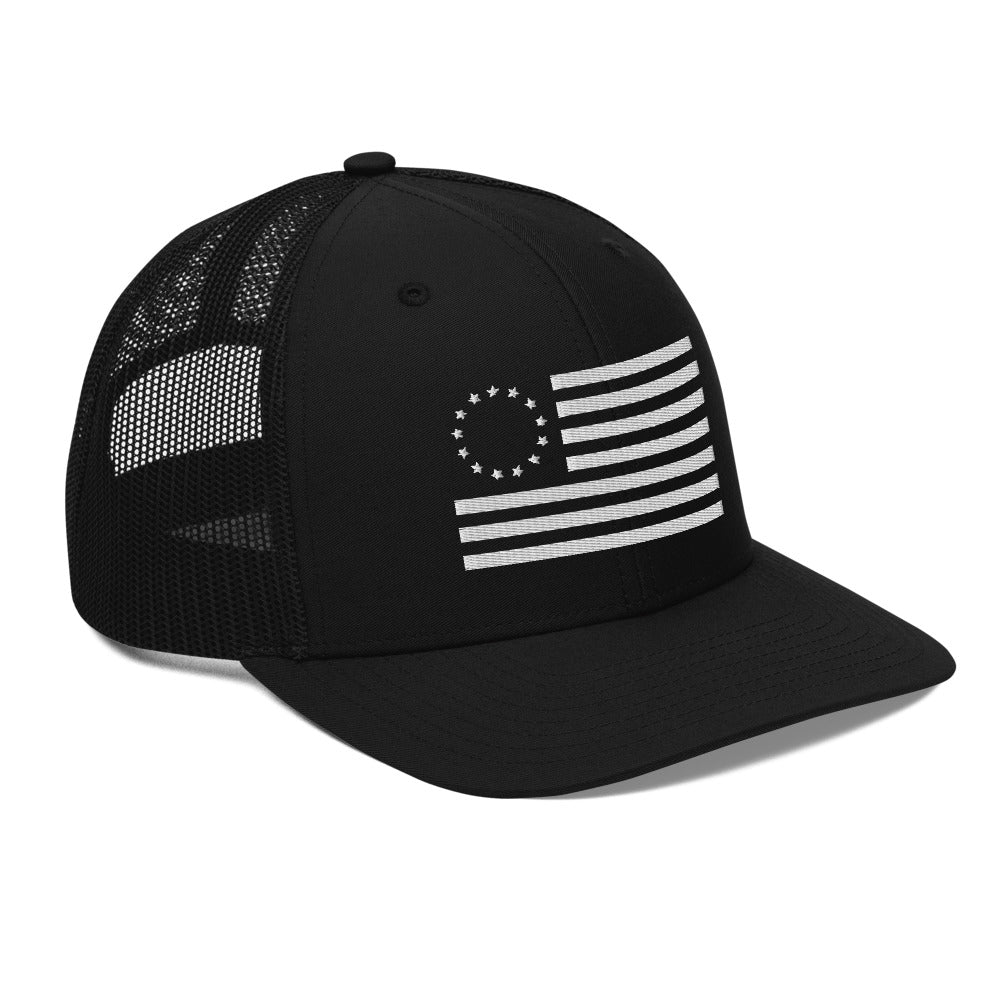 Betsy Ross Flag Trucker Cap