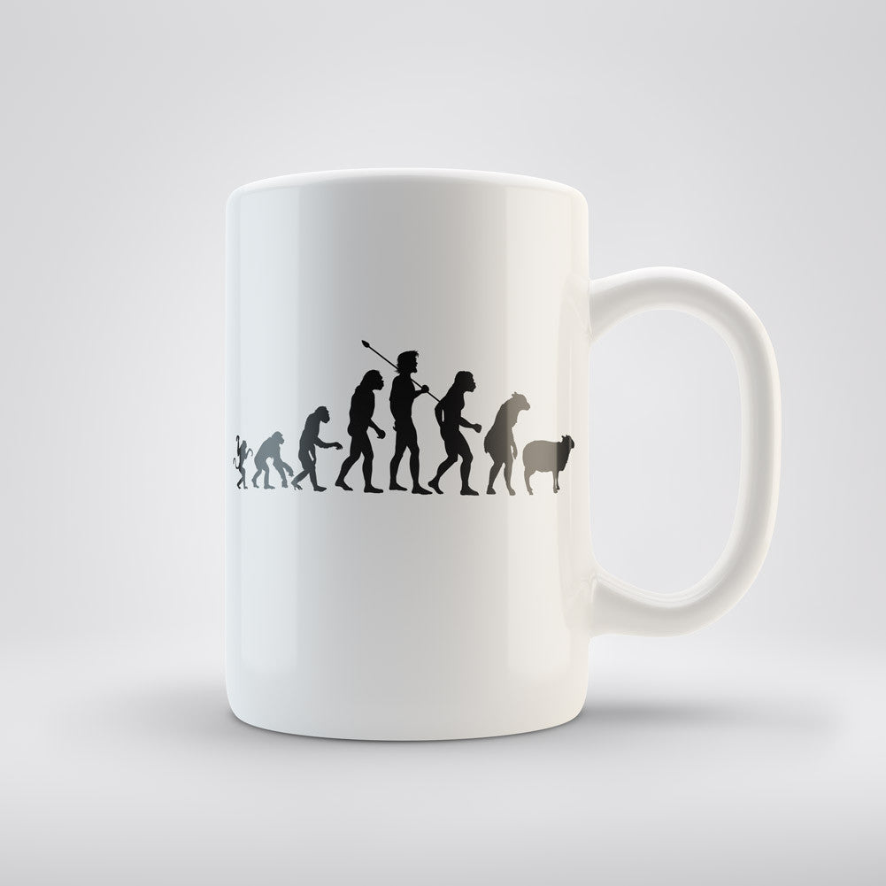 Modern Evolution 11 oz mug by Liberty Maniacs