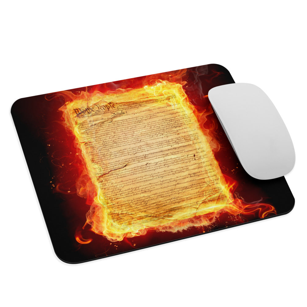 Burning Constitution Mouse pad