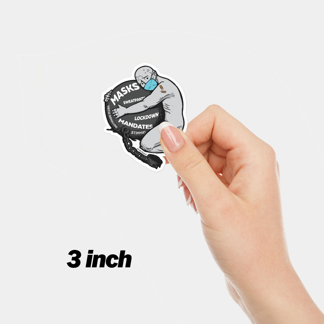 Mandate NPC Ball and Chain Sticker