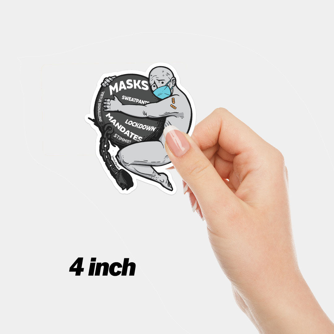 Mandate NPC Ball and Chain Sticker