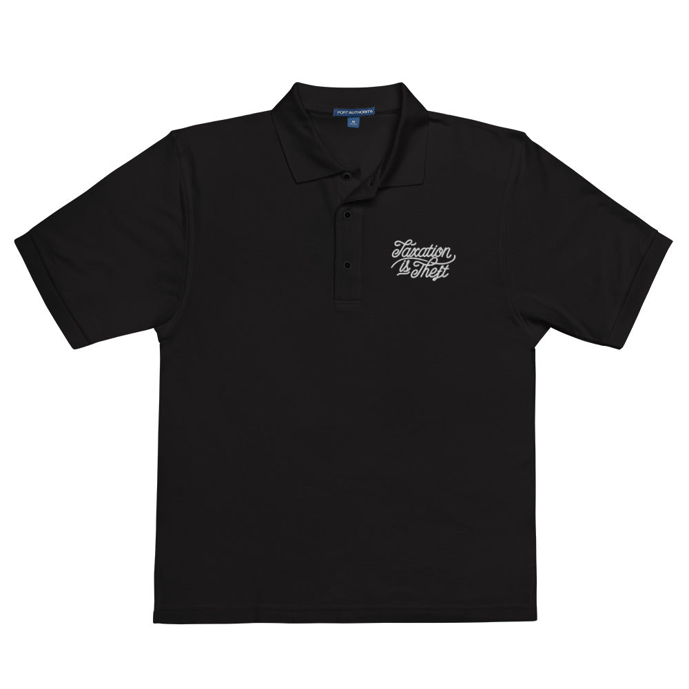 Taxation Is Theft Men's Polo
