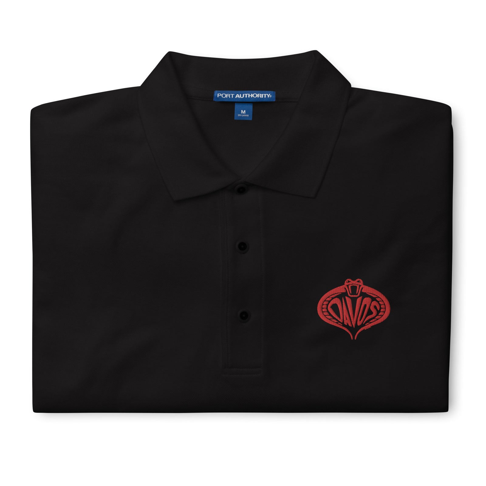 Davos Lizard People Logo Men's Polo