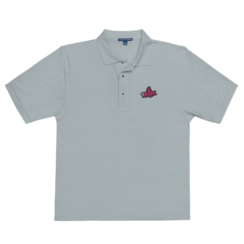 When Pigs Fly Embroidered Polo Shirt