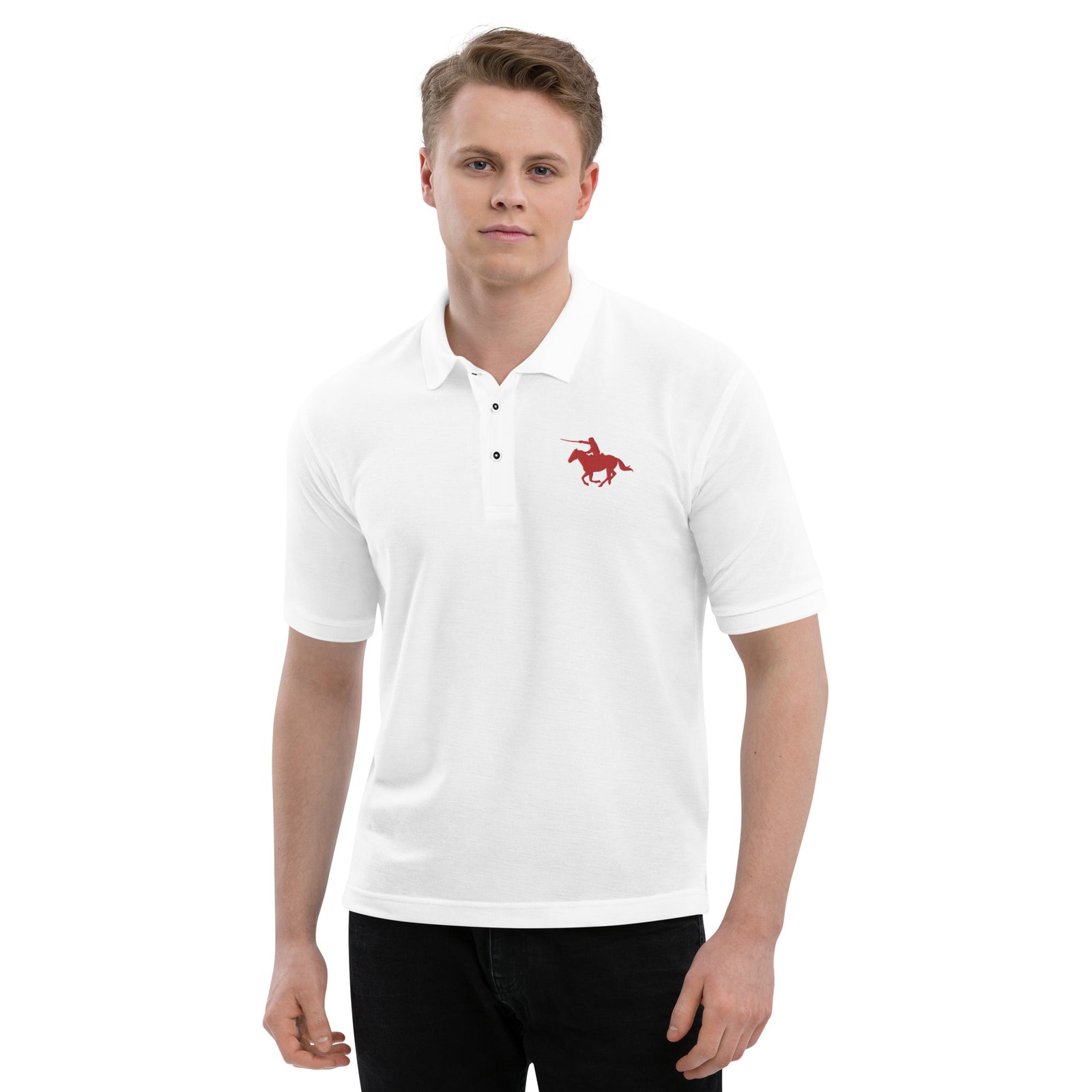 Cavalry Charge Men's Premium Polo