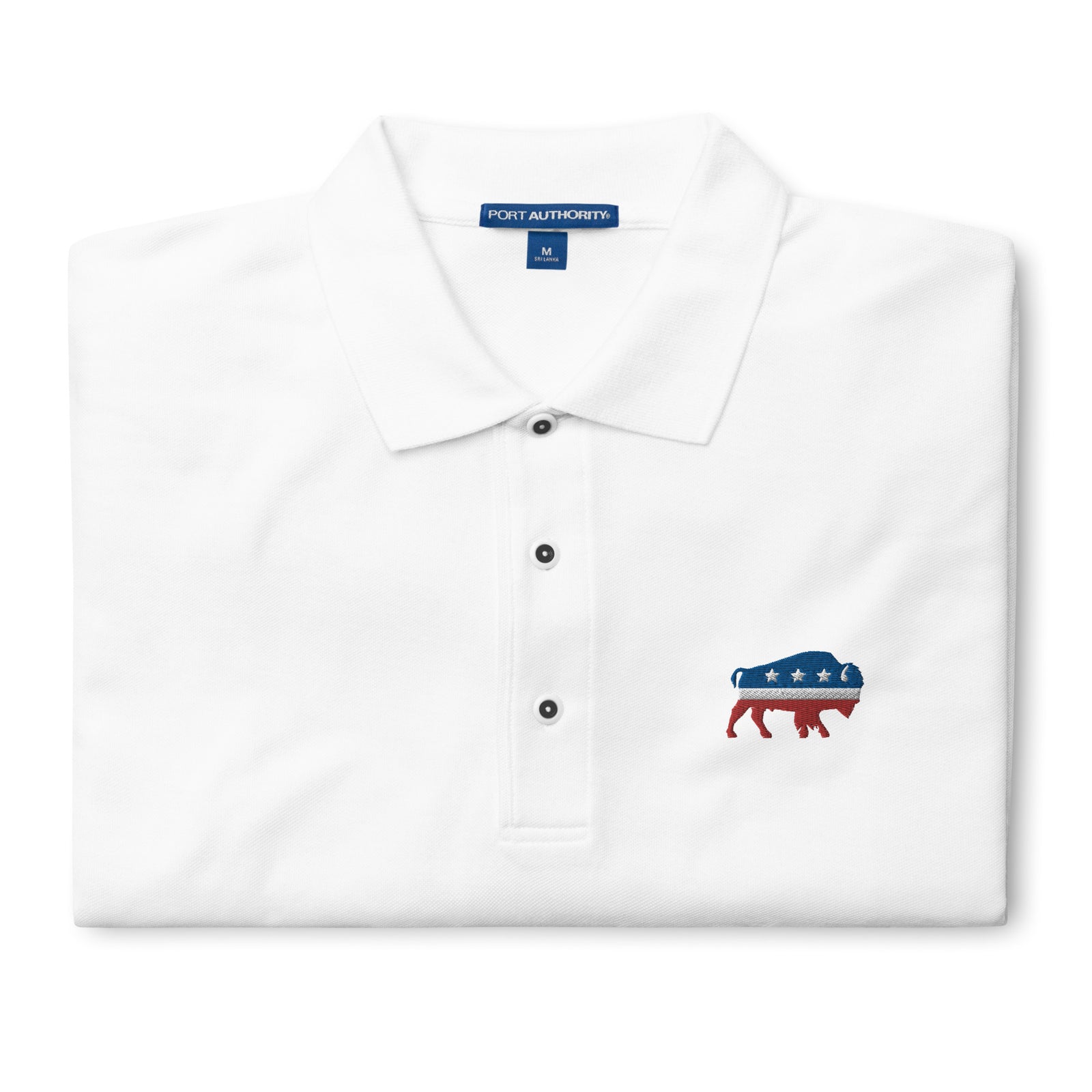 Independent Bison Men's Embroidered Polo