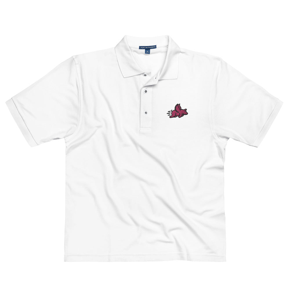 When Pigs Fly Embroidered Polo Shirt
