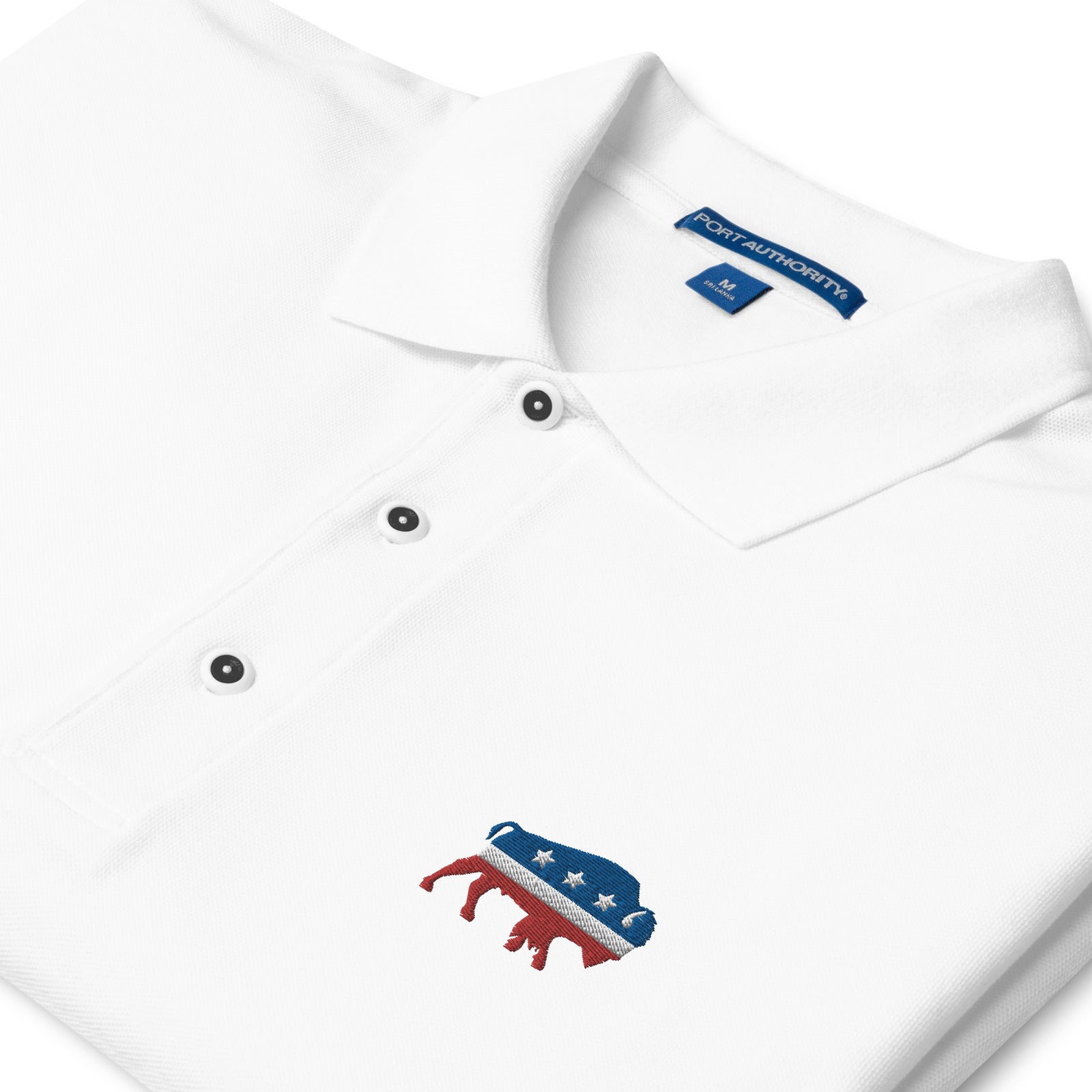Independent Bison Men's Embroidered Polo
