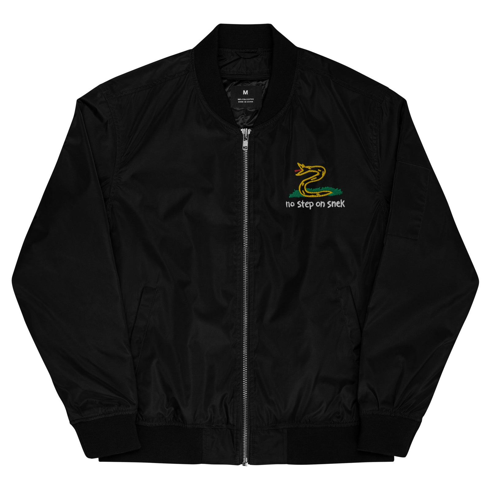 No Step On Snek Recycled Bomber Jacket