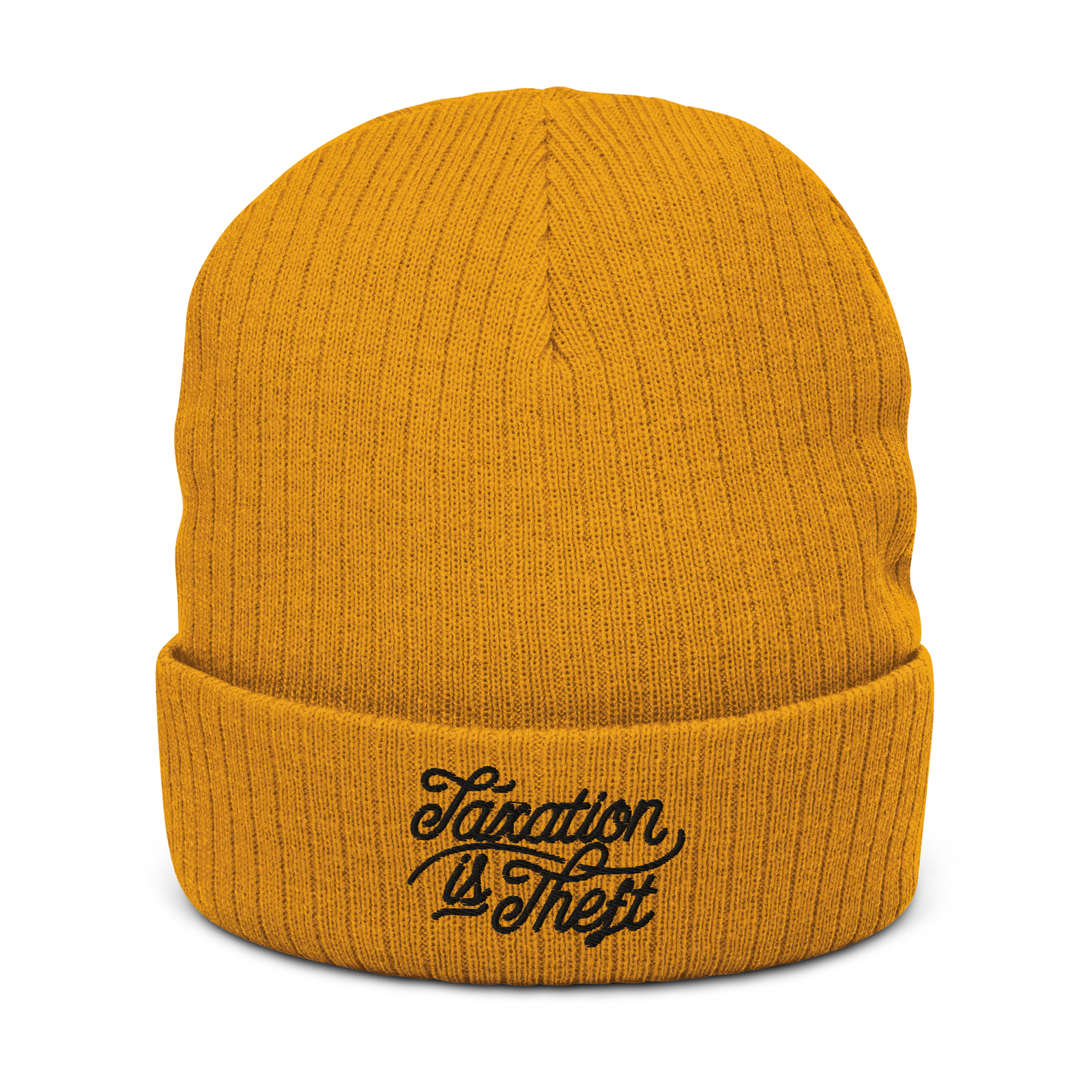 Taxation is Theft Recycled Cuffed Beanie
