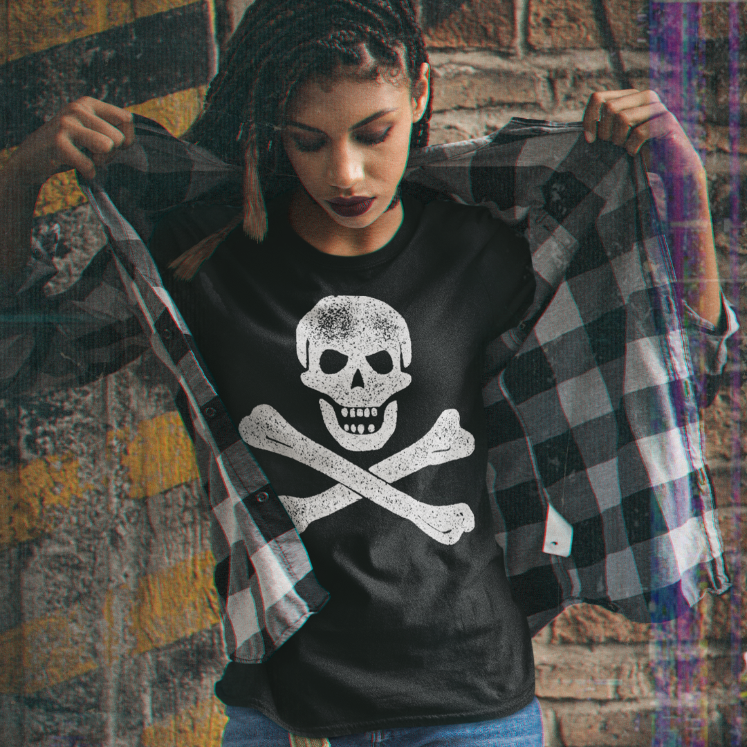 Jolly Roger Crossbones Short-Sleeve Unisex T-Shirt