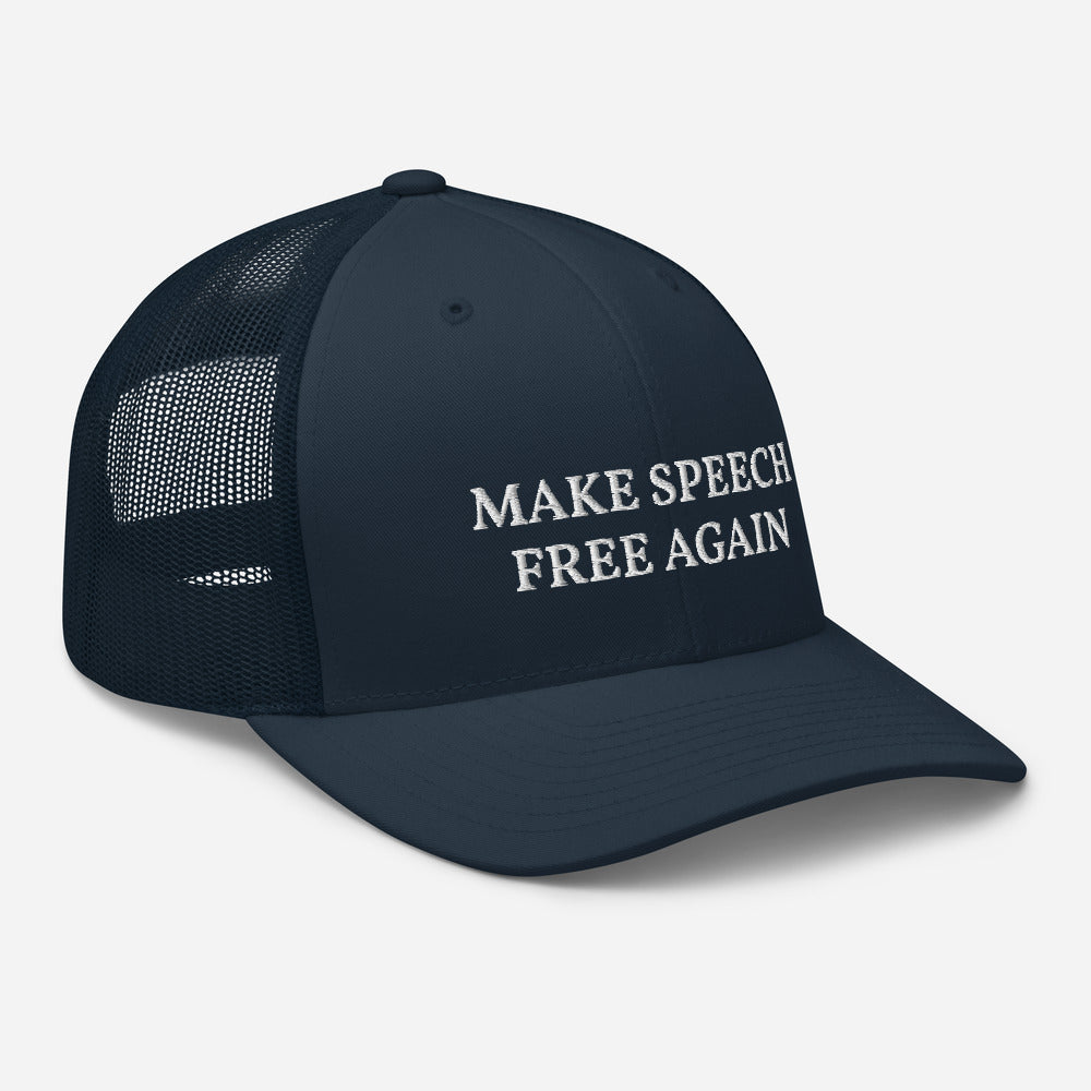 Make Speech Free Again Trucker Cap