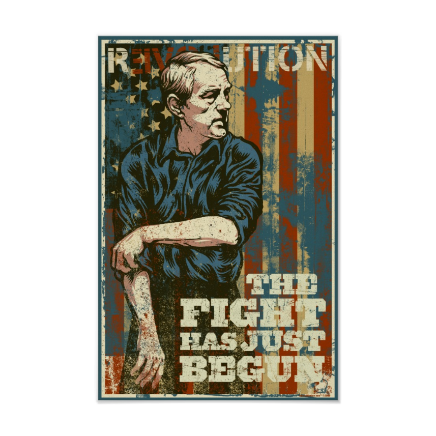 The Fight Has Just Begun Ron Paul Giclée Art Print