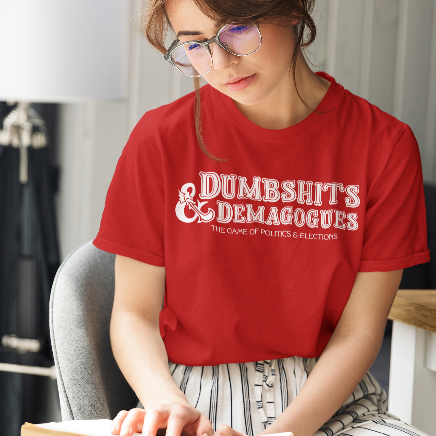 Dumbshits and Demagogues Short-Sleeve Unisex T-Shirt