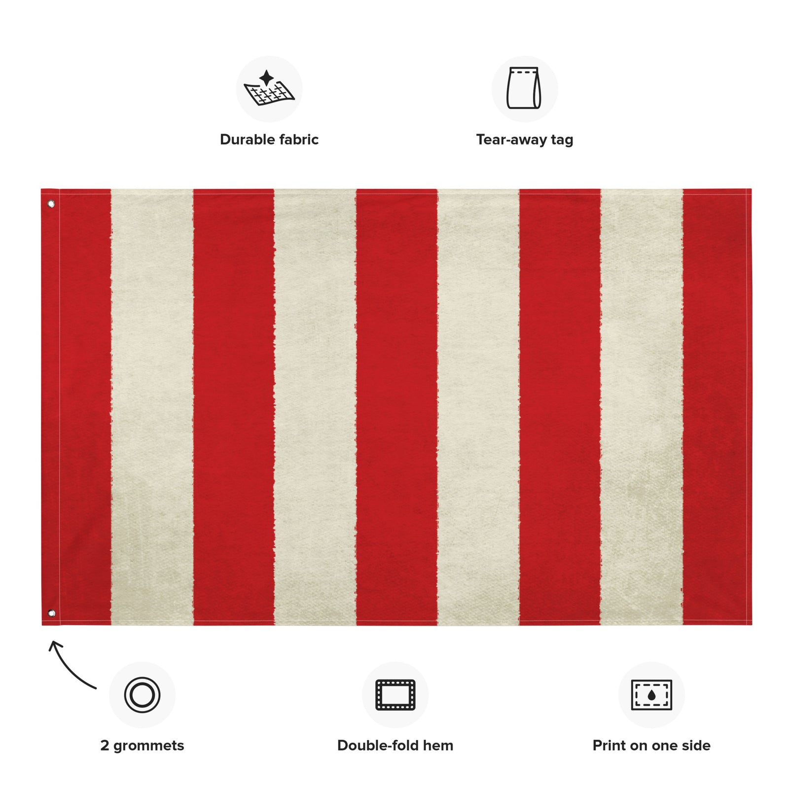 Sons of Liberty Vertical Rebel Stripes Flag