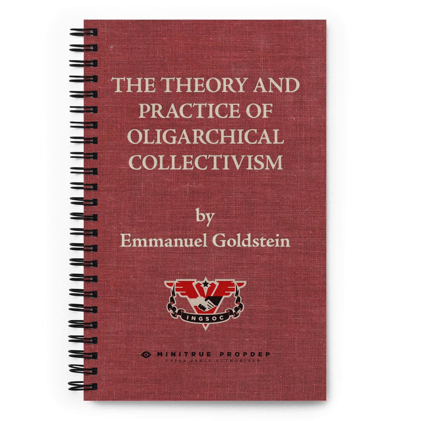 1984 Goldstein Book Spiral notebook