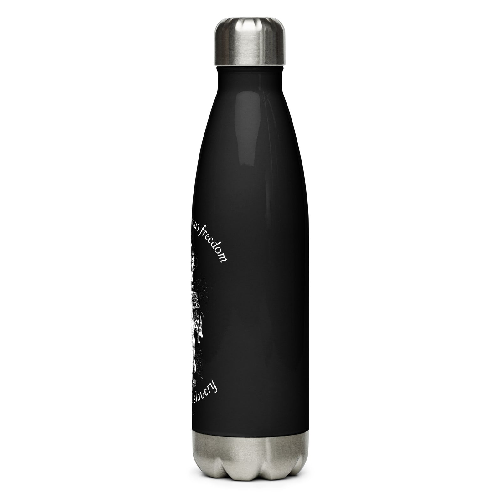 I Prefer Dangerous Freedom Jefferson Quote Stainless Steel Water Bottle