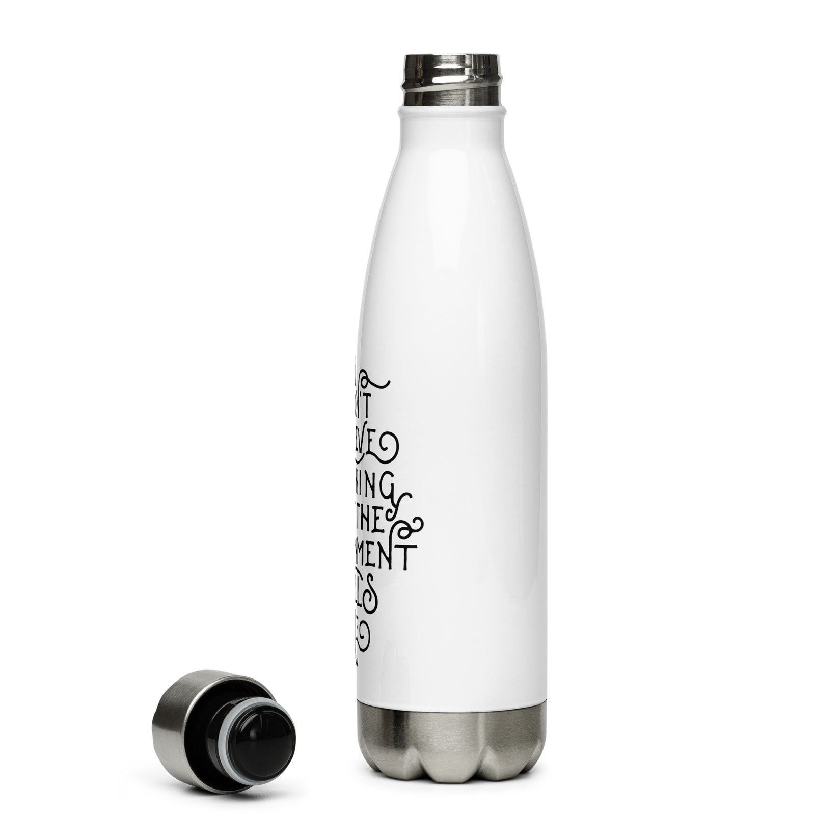 I Don't Believe anything the Government Tells Me Stainless Steel Water Bottle