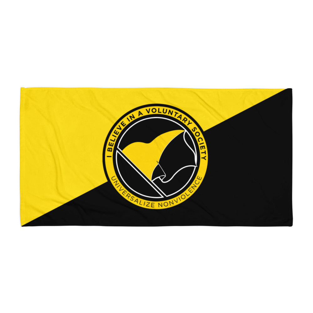 I Believe in a Voluntary Society Towel