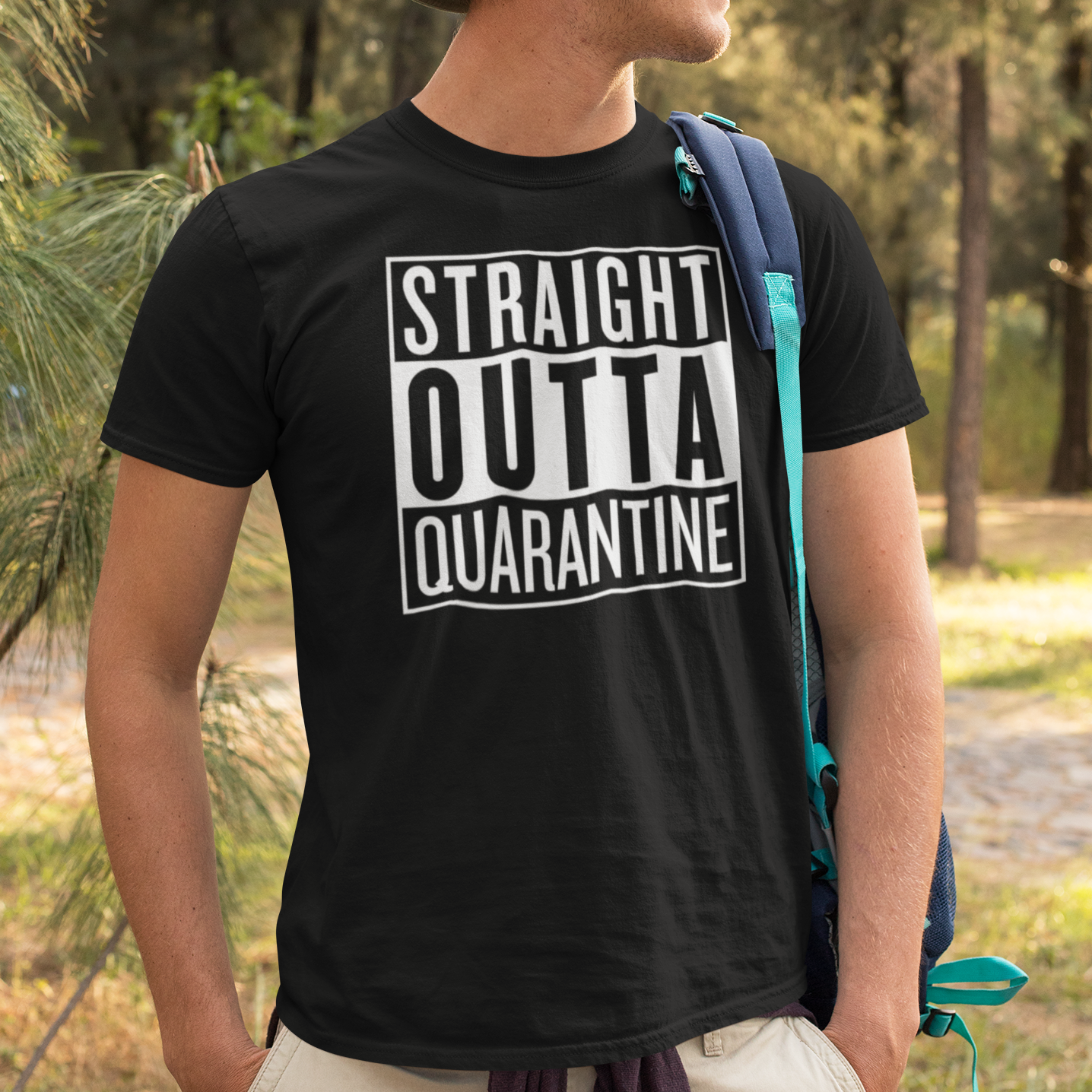 Straight Outta Quarantine Short-Sleeve Unisex T-Shirt